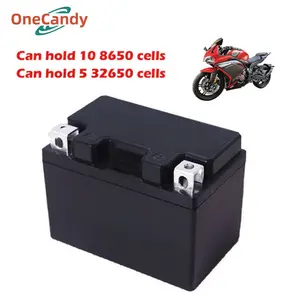 Casing Aki Motor YT4 Pelindung Baterai Kering Tahan Air Anti Getar Kompatibel Lithium & Accu Basah Desain Kotak Presisi