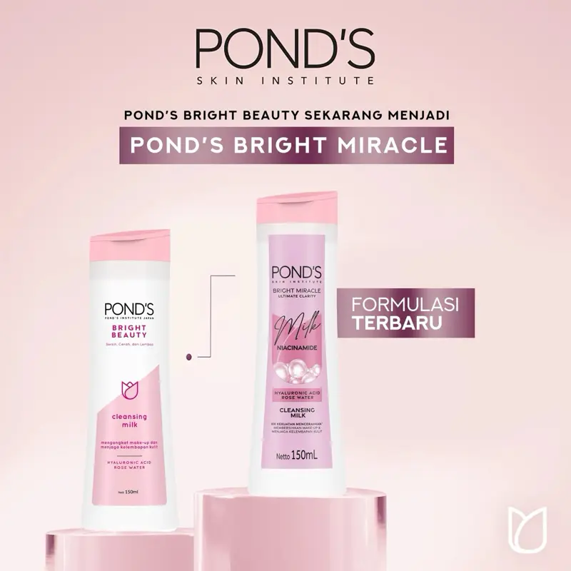 PONDS BRIGHT MIRACLE ULTIMATE CLARITY CLEANSING MILK 150ML