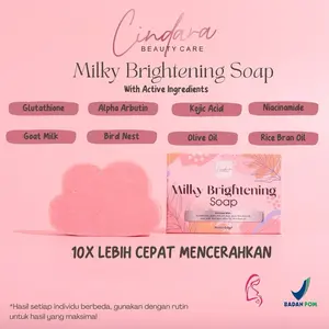 [SPESIAL LIVE] Cindara Gluta Milky Brightening Soap 60gr