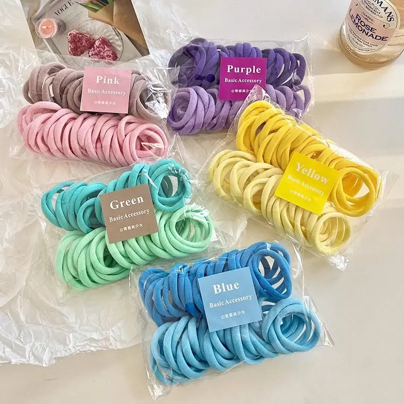 MFH - Ikat Rambut Donat Korea Isi 50 Karet Rambut Wanita // DNT-050