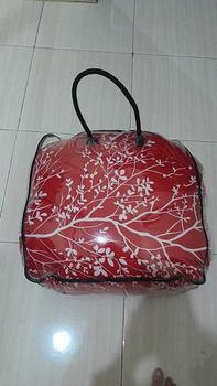 Product Review of Bed Cover Set Motif Akar Ranting Jeju Merah 90x200 - 200x200 - Ayu Bedcover from R**🎀 1