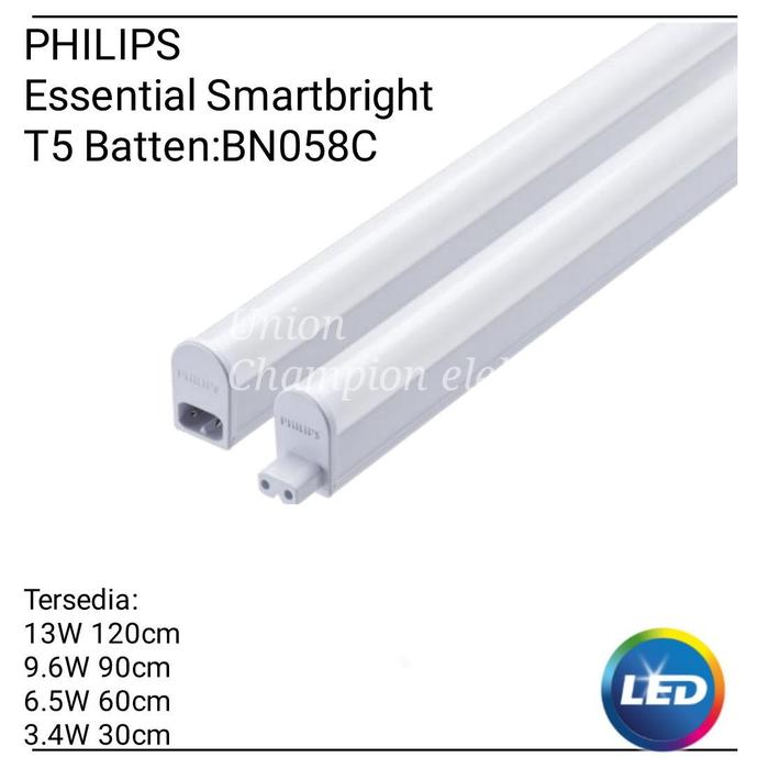 Jual Lampu TL 13W Philips T5 Essential SmartBright LED BN058C 13Watt ...