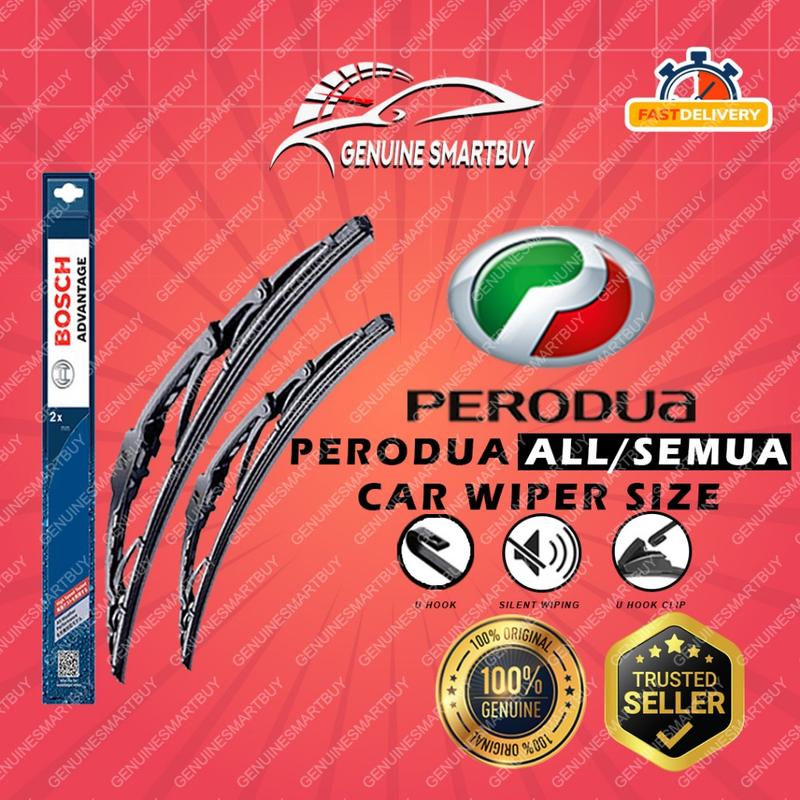 Bosch Wiper Windshield Set Kereta Perodua Myvi Axia Bezza Alza - TikTok ...