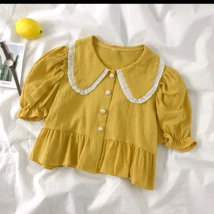 SABRINA BLOUSE/ATASAN ANAK TERBARU 2025/BAJU ANAK PEREMPUAN MURAH/ATASAN ANAK JAMAN SEKARANG 2