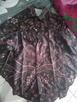Product Review of FRONT CHOICE - TERBARU COUPLE SWEET BATIK COUPLE AYAH DAN ANAK LAKI LAKI - BATIK PRIA LENGAN PANJANG WARNA HITAM MOTIF SENTANI TERLARIS from H**y N**a 0