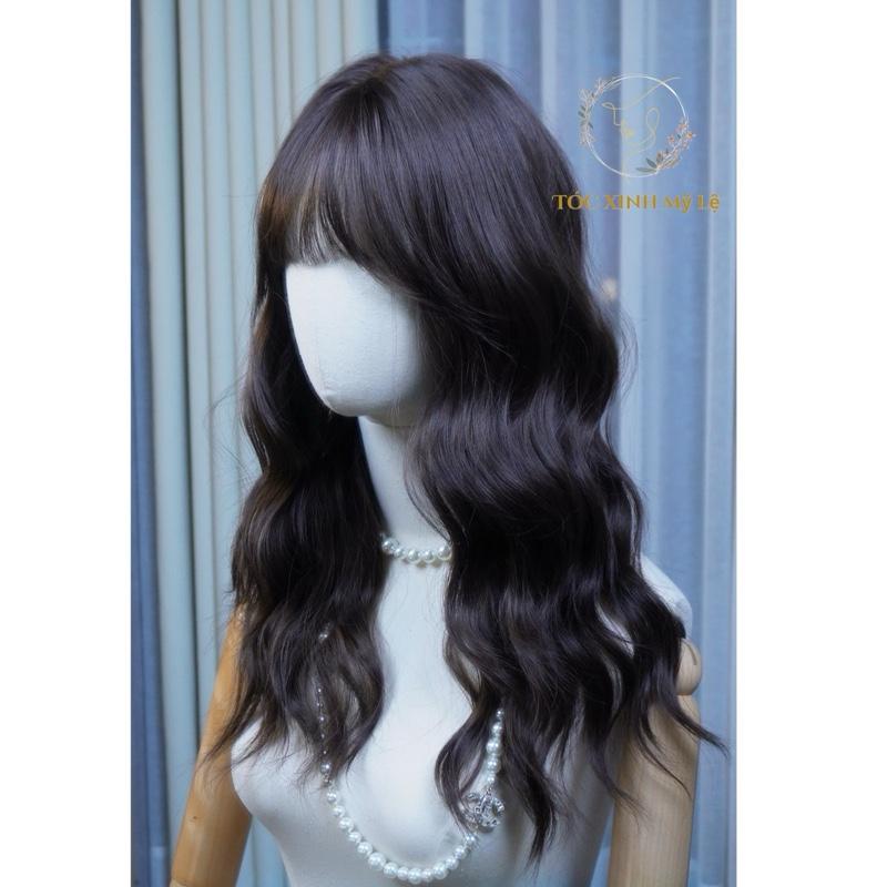 mã MK12 : tóc giả dệt kim xoăn trục . Chiều dài 45cm, chất tóc mềm mượt, chiệu nhiệt 120-150 độ 5