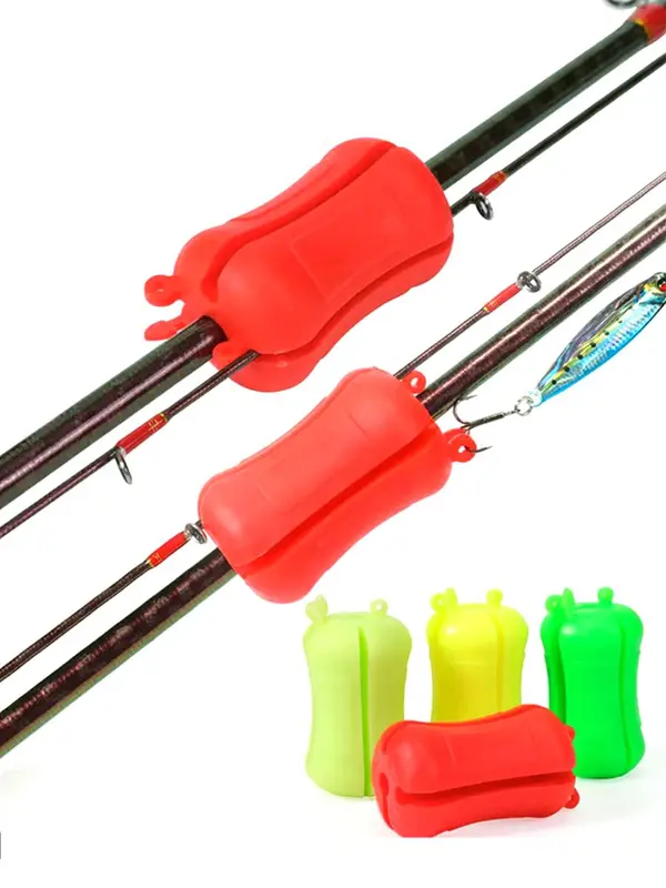 SEASIR-Bóng Cố Định Cho Cần Câu, Bảo Vệ Bóng Silicon, Giá Đỡ Chống Va Chạm, Dụng Cụ Rút Cần Câu, Nút Chặn, Phụ Kiện Câu Cá 7