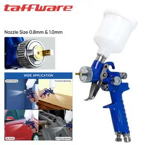 Taffware Spray Gun Nozzle 0.8mm 1.0mm HVLP Untuk Cat Dico Airbrush Tabung Atas 125ml - H-2000A