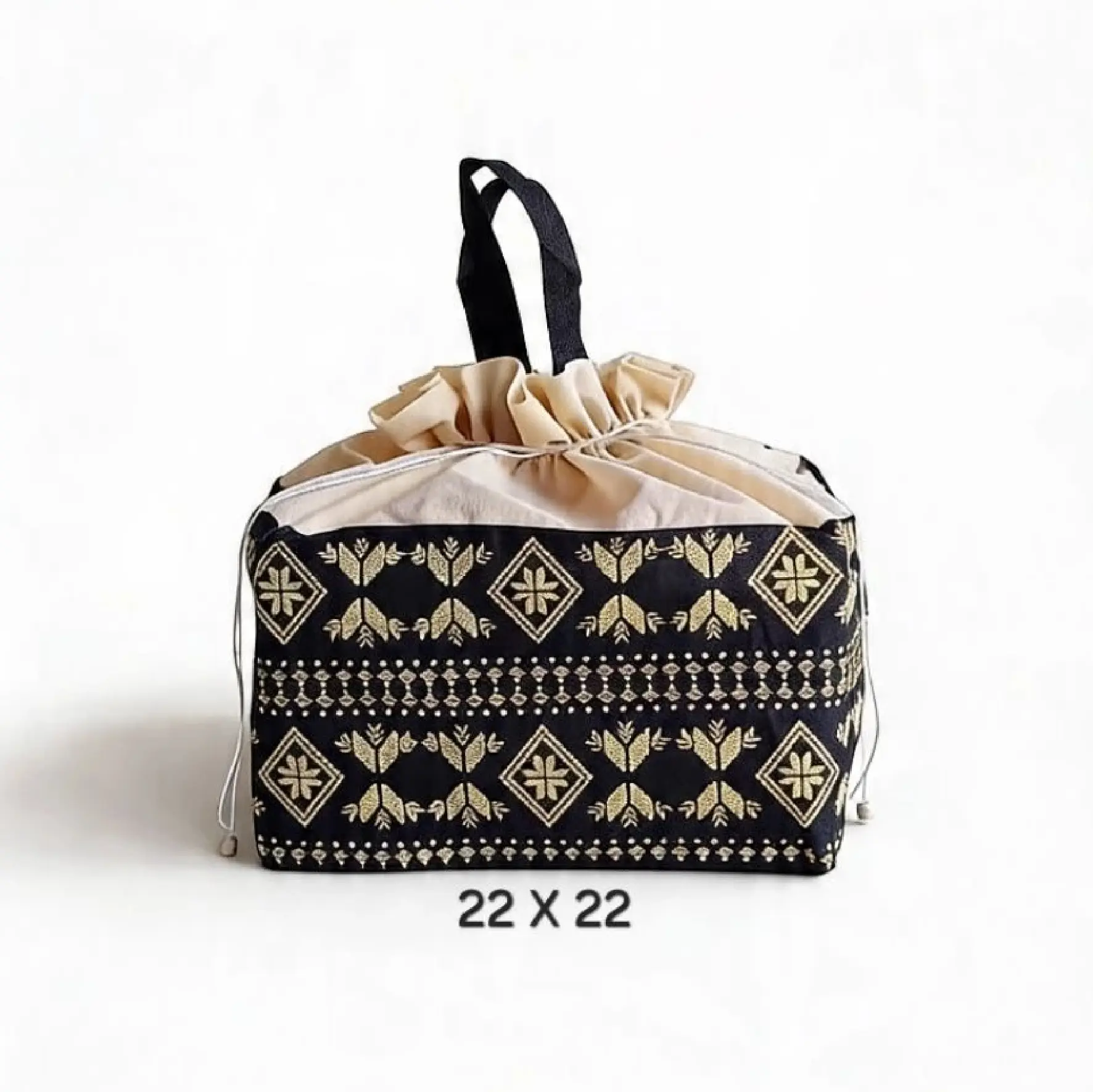 (12 Pcs) Tas Hajatan Serut Batik Nusantara 22x22 cm / Tas Hajatan Spunbond Murah