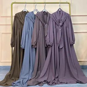 Promo Spesial Luna Set Syar’i Pasmina Oval Gamis Wanita Bahan Crinkle