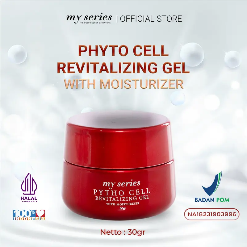(BESAR) MY SERIES Phyto Cell Revitalizing Gel 30gr  With Moisturizer My series 0