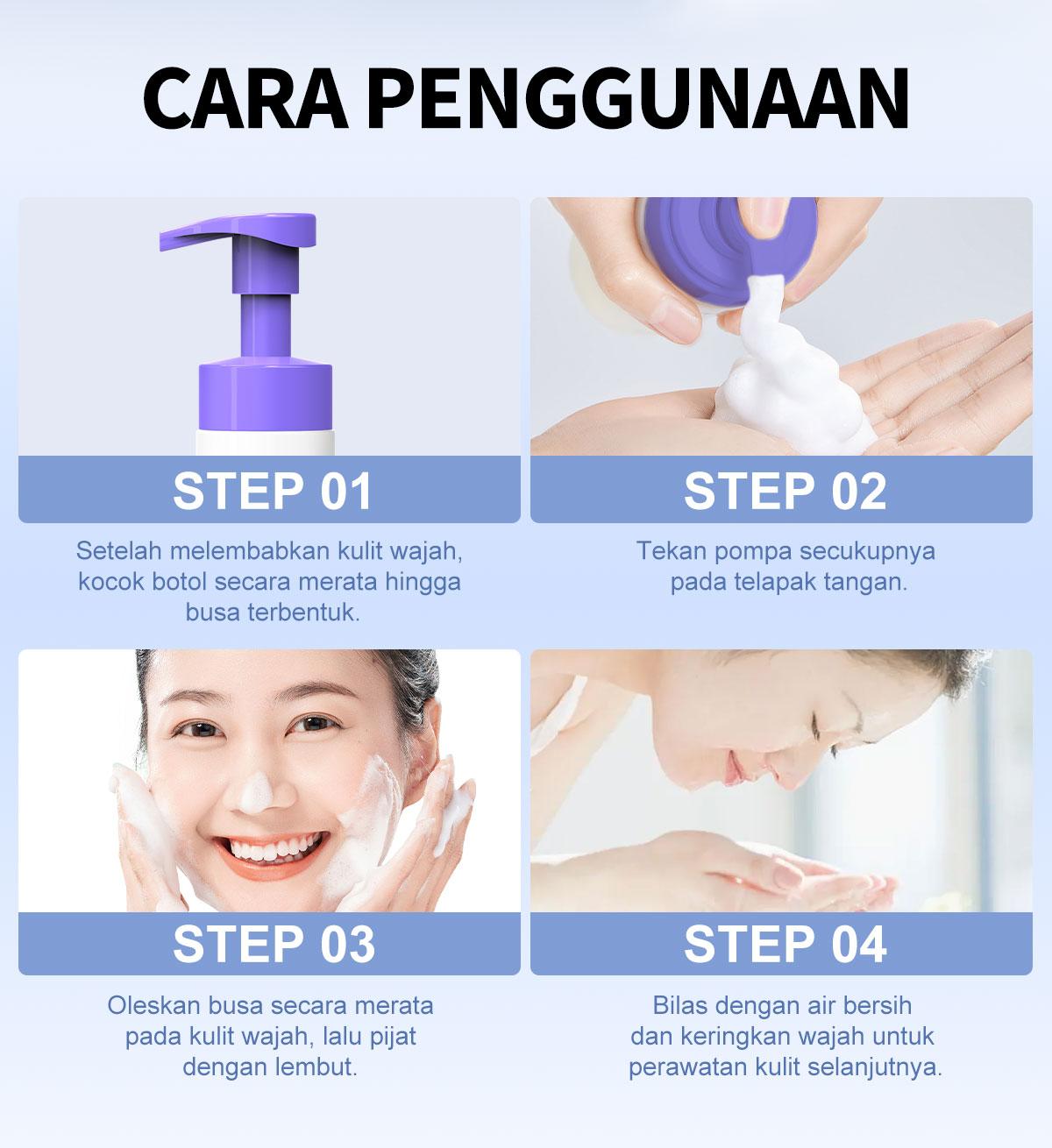 FARGER Mousse Pembersih Wajah Asam Amino 100ml BPOM NA11231201218 Mencerahkan Kulit Mengencangkan Pori-Pori & Menghapus Riasan FARGER Mousse Pembersih Wajah Asam Amino 100ml BPOM NA11231201218 Mencerahkan Kulit Mengencangkan Pori-Pori & Menghapus Riasan