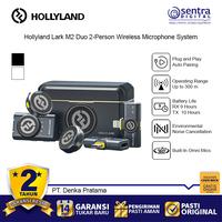 Gambar Hollyland Lark M2 DUO 2.4 GHz 2 Person Wireless Noise Cancellation Omnidirectional Microphone System - Camera dari Sentra Digital Kota Surabaya 1 Tokopedia