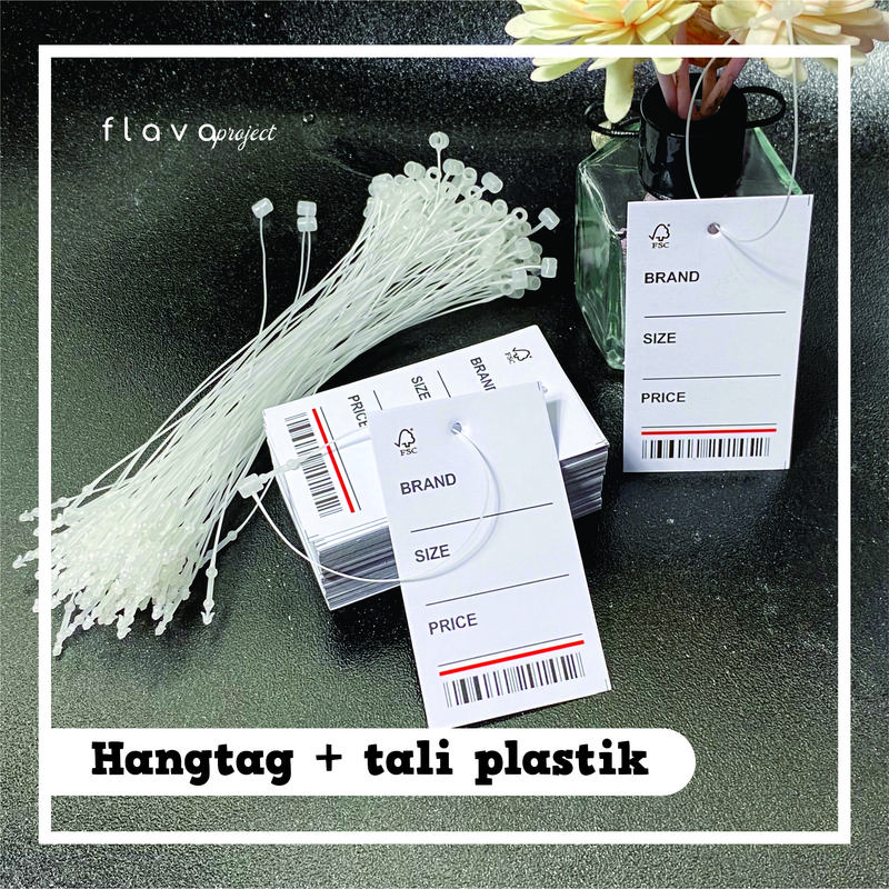 Hangtag polos - Bandrol harga - Label harga polos READY STOK 2