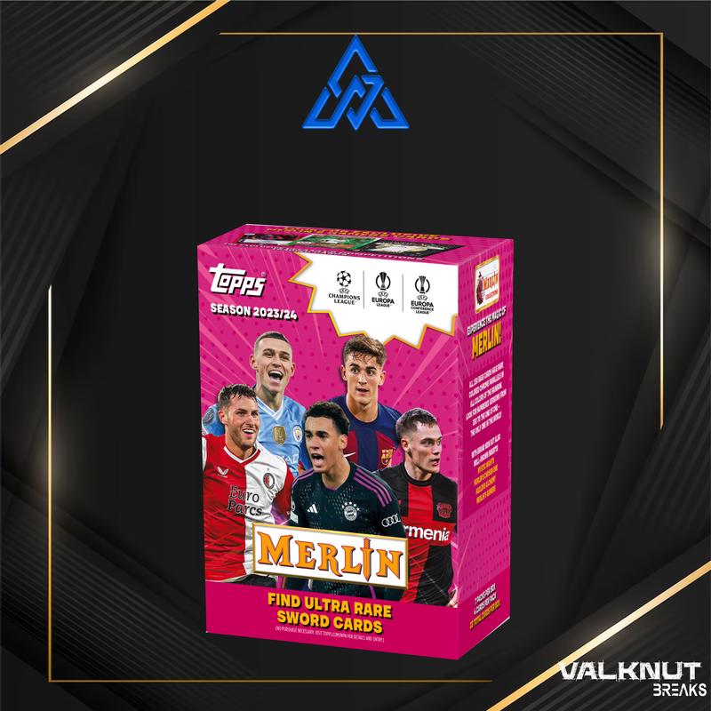 Product Introduction of 2023-24 Topps UEFA Club Competitions Merlin Chrome Soccer Blaster Box 7
