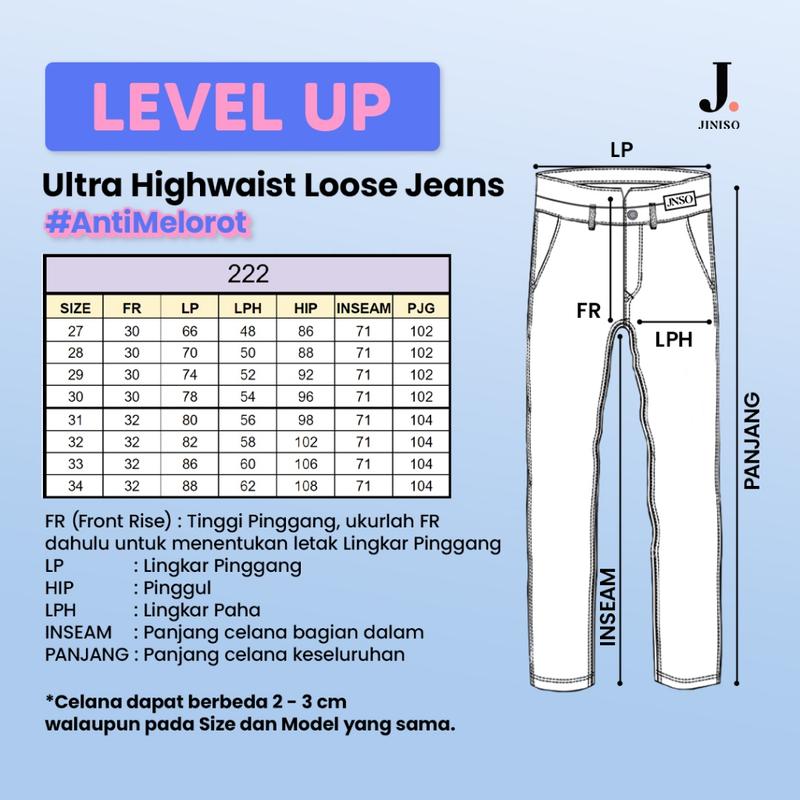 JINISO - Ultra Highwaist Loose Jeans 222 LEVEL UP 3