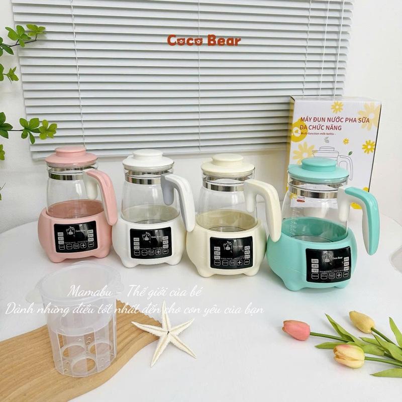   TẶNG KHAY HÂM SỮA CHO ẤM ĐUN NƯỚC BH 18 THÁNG  Ấm Đun Nước Pha Sữa Bình Đun Nước Coco Bear Tặng Kèm Khay Hâm Sữa Cho Bé Bản Tiếng Việt Giắc Cắm 2 Chân Ấm Siêu Tốc Đun Siêu Tốc 