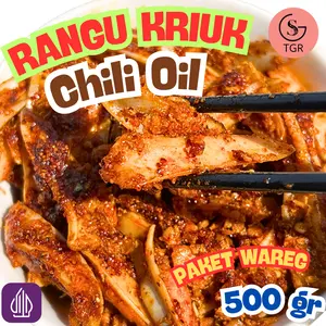 PAKET WAREG 500gr Rangu Kriuk Chili Oil Isi Banyak Puas Ayam Mantap Pedas Nagih Food Frozen Makanan Meat Instan Masakan Usaha Cup