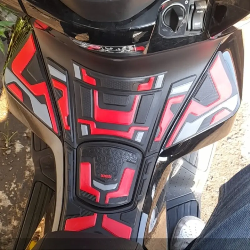 KM272 TANKPAD/DECKPAD MOTOR HONDA PCX 160 ROADSYNC/ABS/CBS TAHUN 2021 - 2025 BAHAN KARET PREMIUM 2
