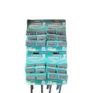 6PCS 12PCS 24PCS Alat Cukur Jenggot 3 mata pisau, Alat Cukur Bulu ketiak , Bulu Kaki bulu tangan dan Bulu lainnya Kumis Pencukur