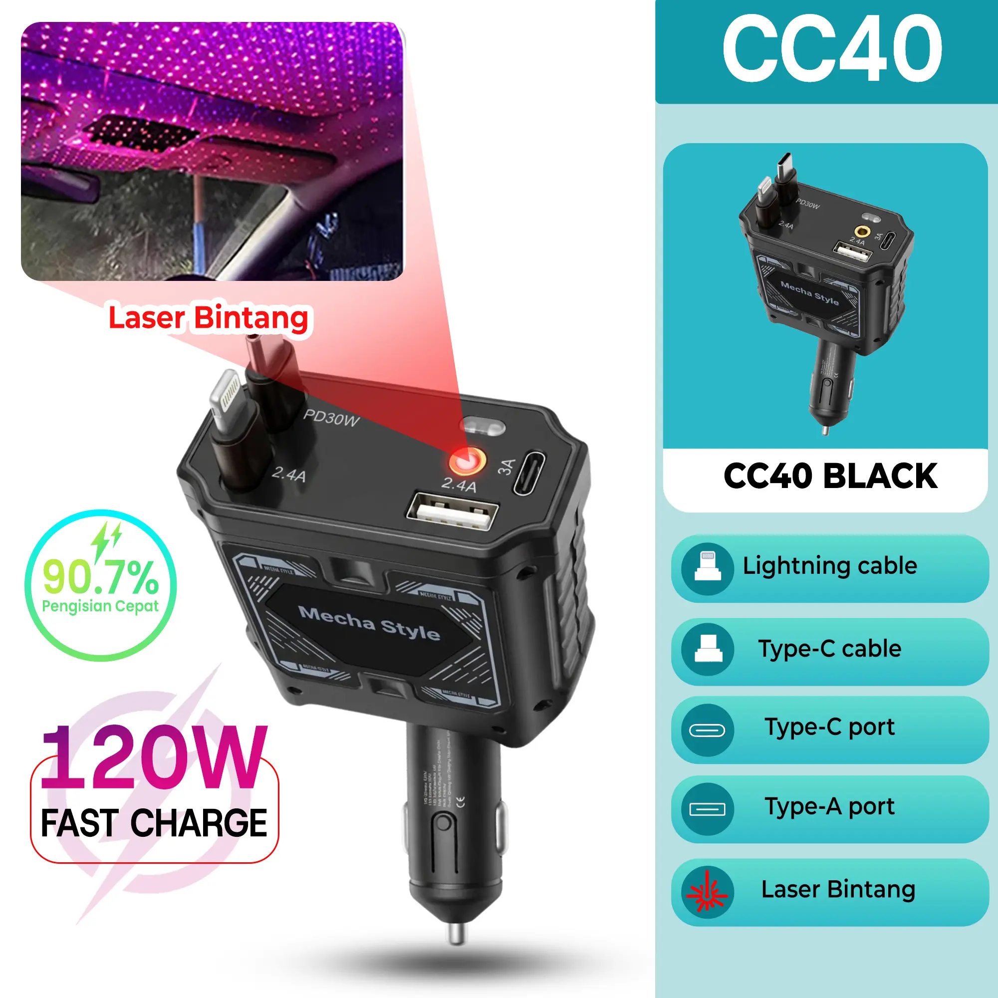 Laser Bintang CC40 - Black