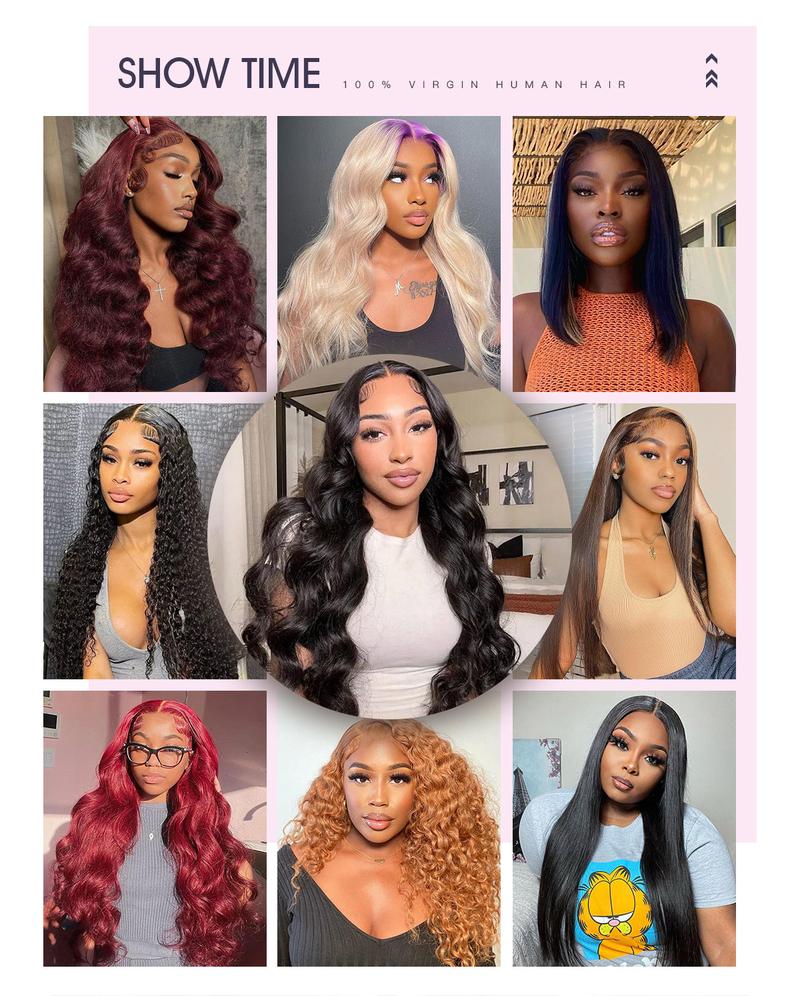 Product Introduction of LEMODA Body Wave 13x4 Full Lace Front Wigs 210% High Density Human Hair for Women HD Lace Front Human Hair Wig With Baby Hair Natural Black 17