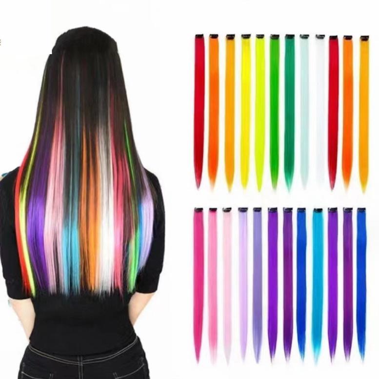SAO - 6121 Extension Smoothing Wig / Wig Jepit Extension Smoothing / Wig Jepit Rambut Palsu / Hair Clip Wig Colour Highlight 7