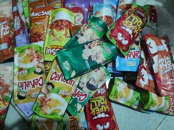 Product Review of CEKELIN Cemilan Paket Pemula 40pcs Makaroni Mie Lidi Pilus Kerupuk Seblak Basreng Keripik Tempe  Snacks from 🧕**ا 0