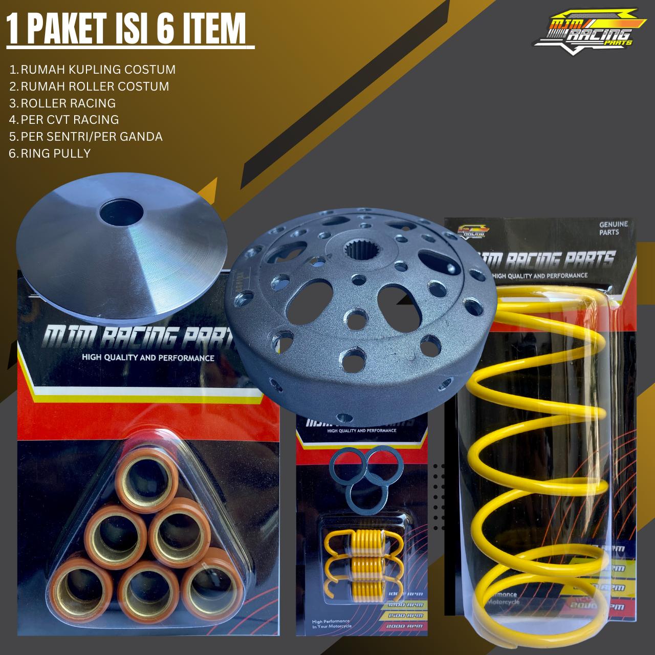 MJM07 PAKET FULL UPGRADE CVT (HONDA ALL MATIC) PAKET KIRIAN PAKET HARIAN PAKET CVT Motorcycle MJM07 PAKET FULL UPGRADE CVT (HONDA ALL MATIC) PAKET KIRIAN PAKET HARIAN PAKET CVT Motorcycle