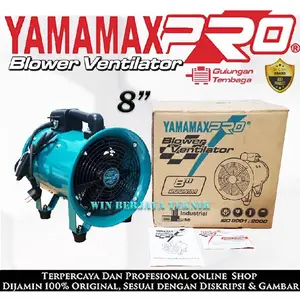 YAMAMAX PRO Portable Blower Ventilator 8 Inch / Blower Angin / Kipas Exhaust Angin 8"