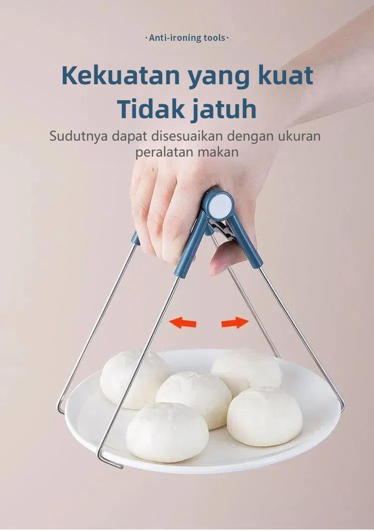 Product Introduction of Penjepit Mangkuk / Penjepit Anti-Panas / Alat Dapur / Penjepit Mangkuk, Piring, Kukusan / Penjepit Anti-Selip dan Anti-Panas / Pengangkat Piring / Alat Dapur Serbaguna 4