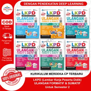 LKPD Ulangan Sumatif & Formatif Semester 2 Sd/Mi Kelas 1-6