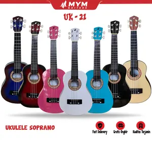MYM Ukulele Soprano ukuran 21 inch seri UK-21 Senar 4&3