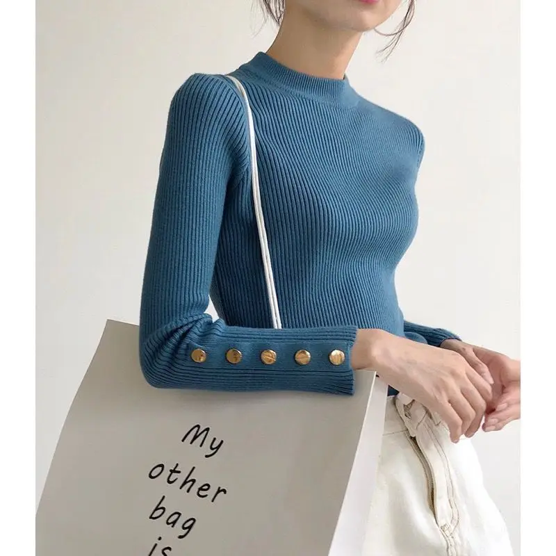 INARA BUTTON KNITE - BBRB Panjang Knitwear