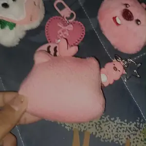 【lingerly】Cute little beaver doll DIY hair, rabbit ears, hoop brooch, bag decoration