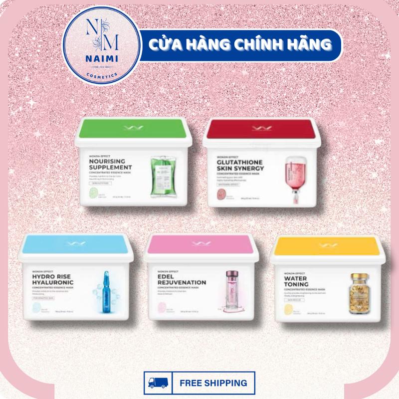  Hộp 30 miếng mặt nạ Wonjin Effect Daily Hàn Quốc 350g   Hàng Công ty  mask dạng hộp 
