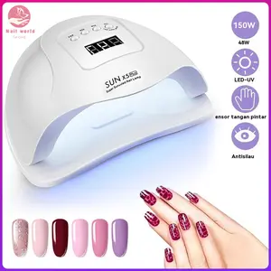 Nail.World Alat Pengering Kuku Nail Art Nail Dryer UV LED 120W SUN X5 UV Lamp Kuku UV Led Nail Sun pengering  kutek sinar  uv  nail  art