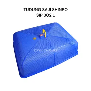 TSF Shinpo Tudung Saji Segi Sip 302 M Biru Hijau Oren Penutup Makanan Bahan Plastik Tebal Kuat Kokoh Berkualitas Terbaik Produk Original Murah Grosir Cod