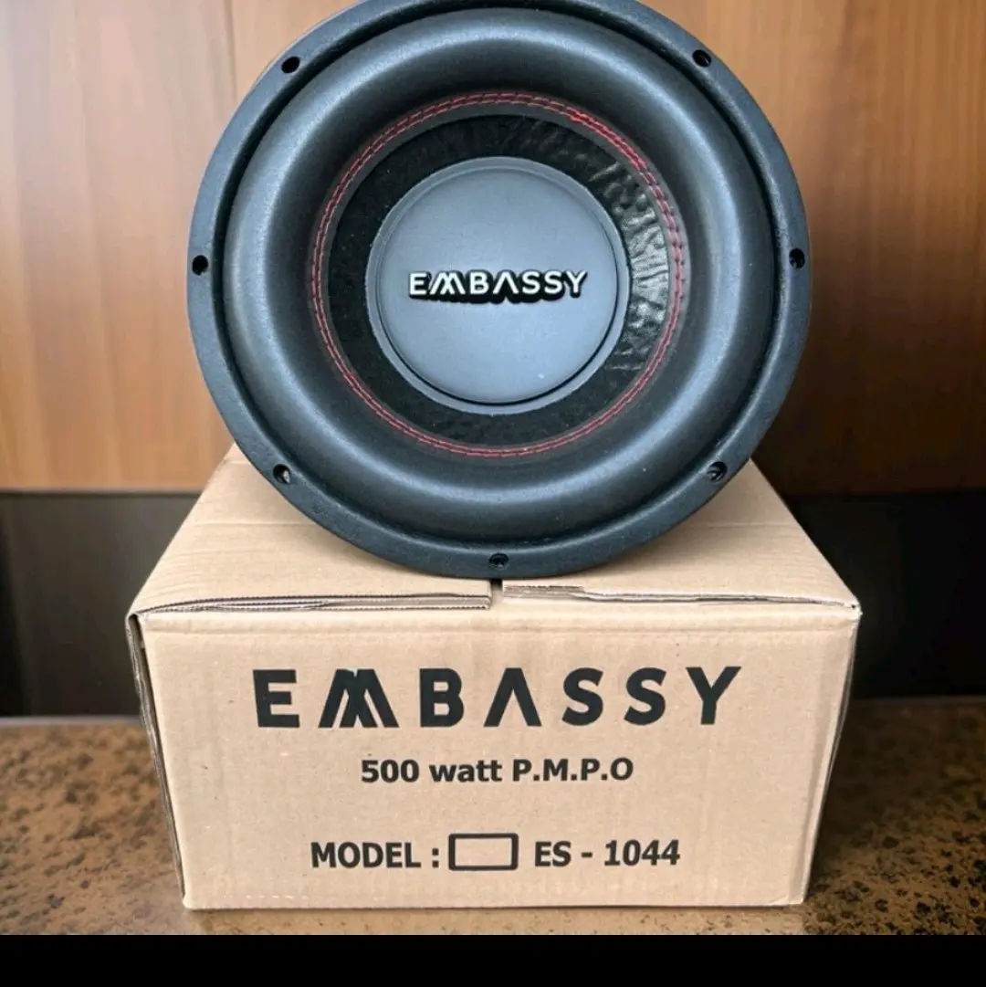 SUBWOOFER EMBASY S1044 10 IN DOUBLE COIL 500 WATT