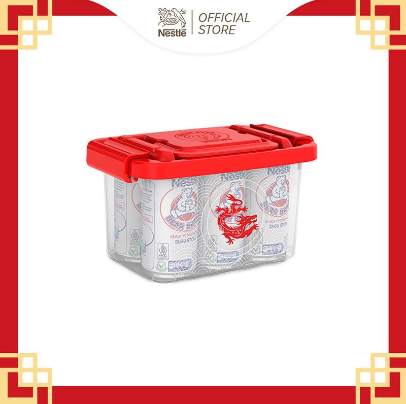 BEAR BRAND Susu Beruang Kaleng Susu Steril 189mlx6pcs Free Container 1