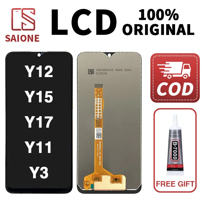 【ORIGINAL 100%】LCD Y17 / Y3 / U10 / Y11 / U3X / Y3S / Y12 / Y15 / Y12i FULL SET TOUCHSCREEN LAYAR HD ORIGINAL 100% 0