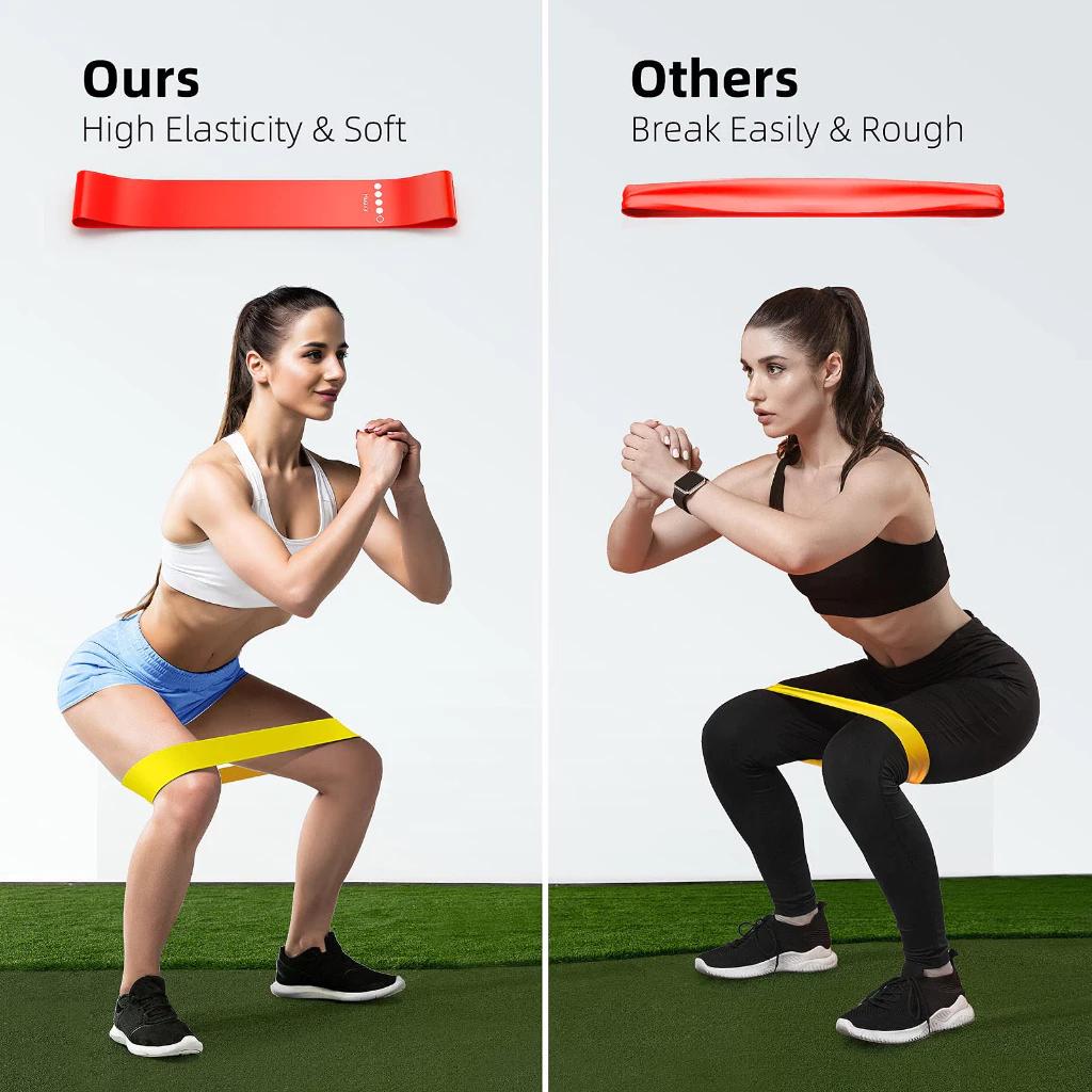 Resistance Bands Yoga Sport Exercise Elastic Fitness Bands Ideal 5 Different Levels Resistance Bands