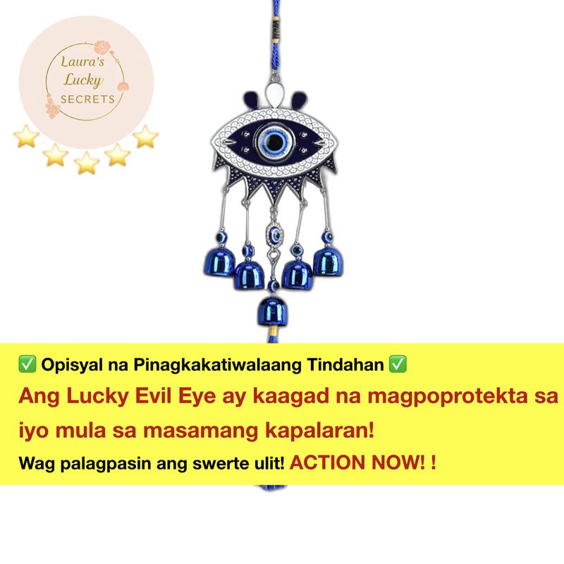 Evil Eye Wind Chime Fortune Hanging Accessories Lucky Charm