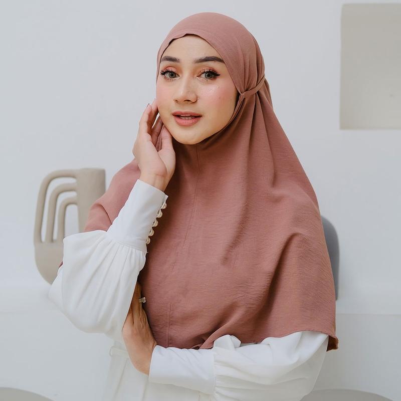 khimar bergo maryam instan standar Crinkle Airflow Terbaru 2024 0