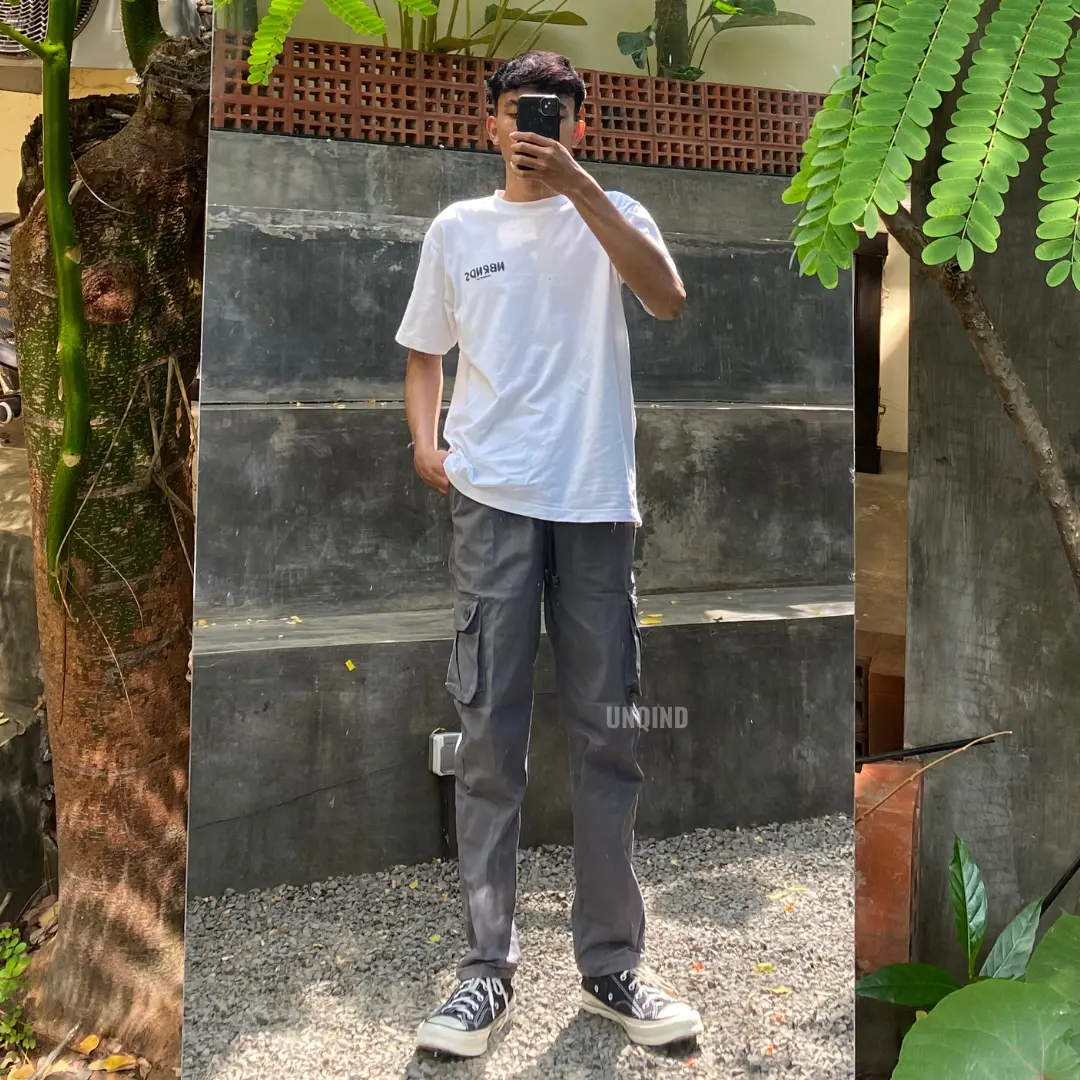 Celana Cargo Pants remaja Pria Pinggang Karet Bahan Katun Twill Strecth Premium