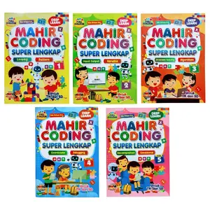 Paket 5 Buku Mahir Coding Super Lengkap Full Colour