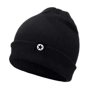 Topi Kupluk Rajut Skater logo bintang