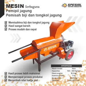 Mesin pemipil biji jagung kapasitas besar