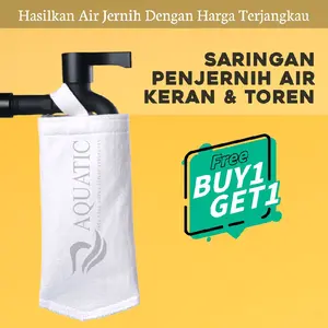 PROMO BELI 1 GRATIS 1 filter air kran saringan penjernih air keruh Keran