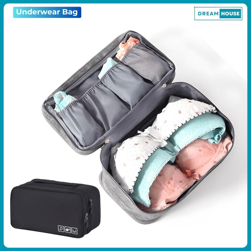 Tas Pakaian Dalam Pouch Penyimpanan BH Celana Dalam Kaos Kaki Underwear Pouch Underwear Bag Organizer 1